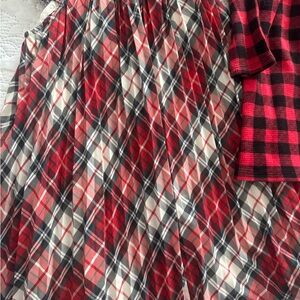 GAP Red and Black Plaid Kids Dress